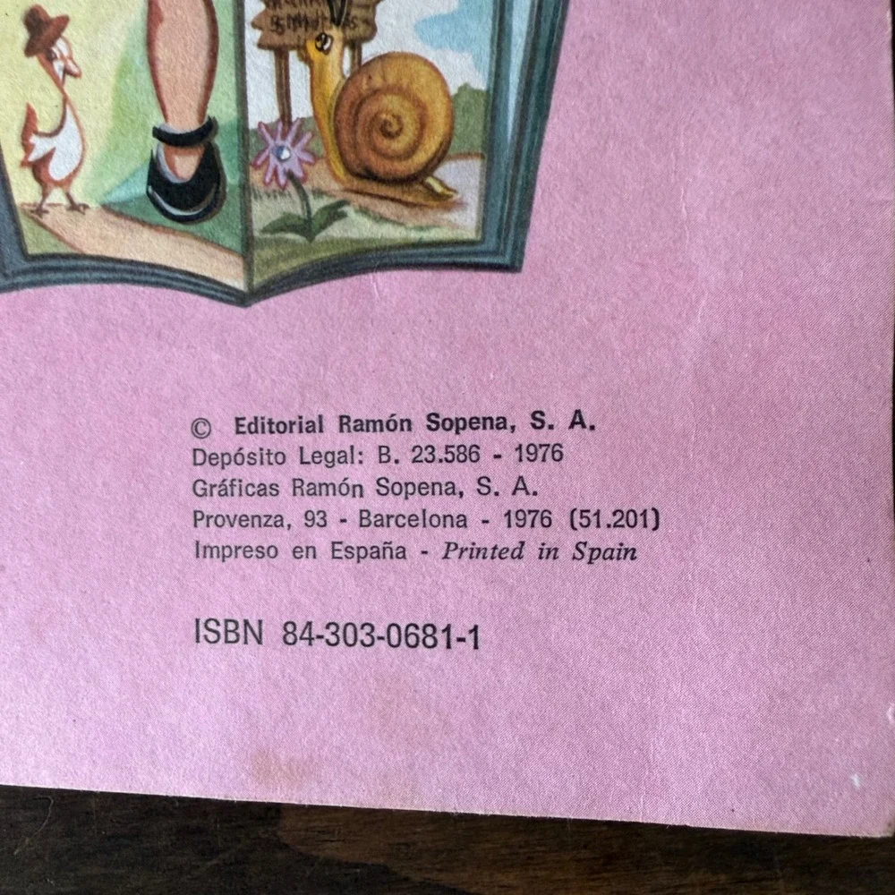 Vintage 1976 La lechera Spanish Childrens Book Coleccion Tres Patitos Busquets